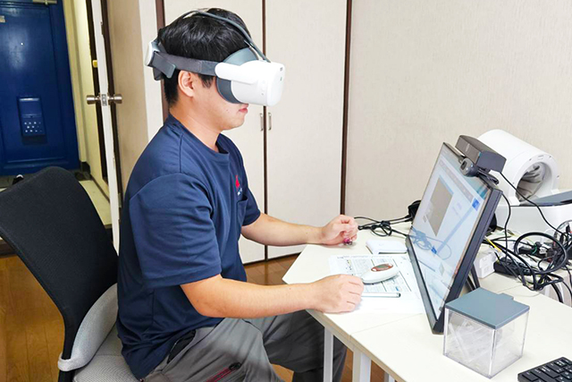 VRを使った安全教育のイメージ写真